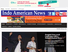 Tablet Screenshot of indoamerican-news.com